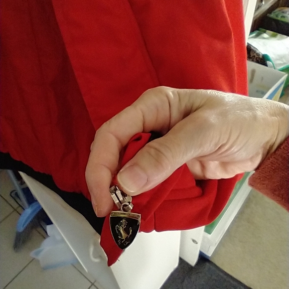 Red Ferrari Jacket with Hat - Picture 6 of 7